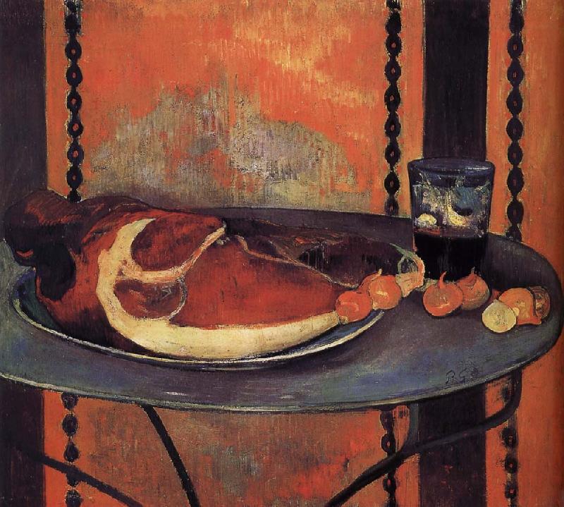 Paul Gauguin There is still life ham oil painting image